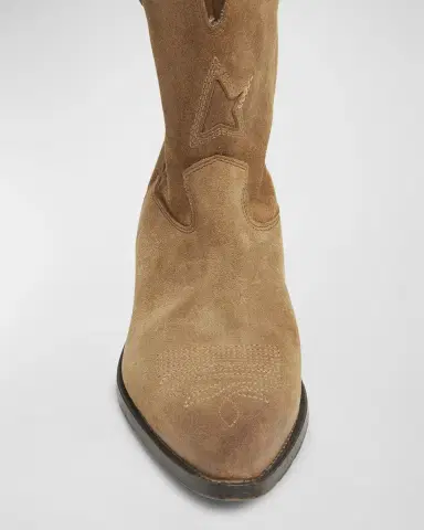 Golden Goose Wish Star Suede Western Boots | Thumbnail 5 Golden Goose Wish Star Suede Western Boots | Thumbnail 5