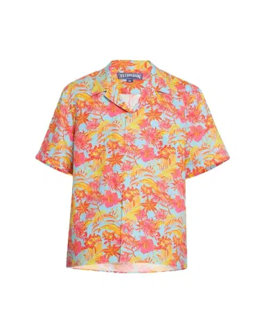 Vilebrequin Men's Tahiti Flower-Print Camp Shirt | Thumbnail 1