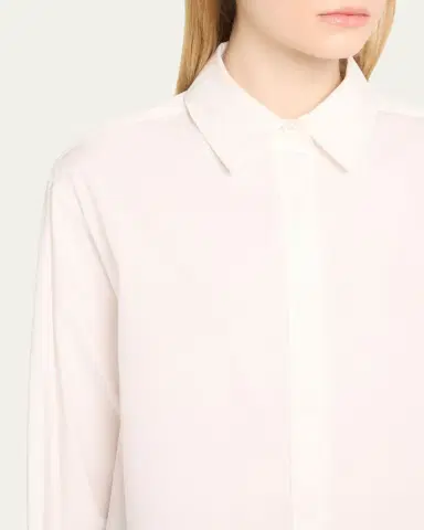 Simkhai Renata Cropped Button-Front Shirt | Thumbnail 5 Simkhai Renata Cropped Button-Front Shirt | Thumbnail 5