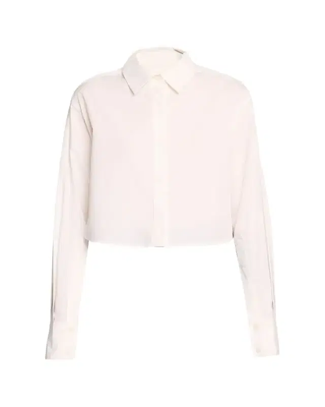 Renata Cropped Button-Front Shirt