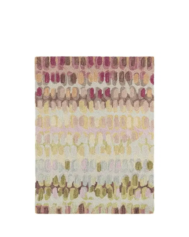 Paint Chip Pastel Micro-Hooked Rug, 5'x 8'