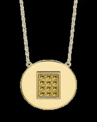 Tracee Nichols 14K Gold Citrine Birthstone Necklace | Thumbnail 2 Tracee Nichols 14K Gold Citrine Birthstone Necklace | Thumbnail 2