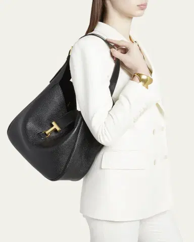 TOM FORD Monarch Medium Hobo Bag in Leather | Thumbnail 2