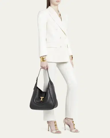 TOM FORD Monarch Medium Hobo Bag in Leather | Thumbnail 5