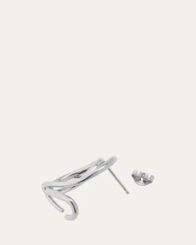 CHARLOTTE CHESNAIS Lasso Earring Silver, Single | Thumbnail 3