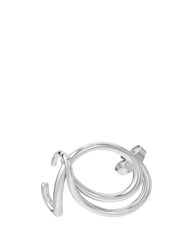 CHARLOTTE CHESNAIS Lasso Earring Silver, Single | Thumbnail 1