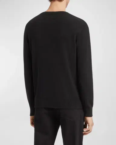 ZEGNA Men's Cashmere Crewneck Sweater | Thumbnail 2 ZEGNA Men's Cashmere Crewneck Sweater | Thumbnail 2