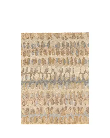 Annie Selke Paint Chip Natural Micro-Hooked Rug, 5'x 8' | Thumbnail 1