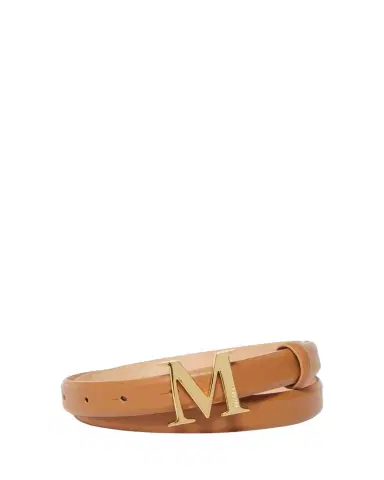 Max Mara MClassic20 Brown Leather Belt | Thumbnail 1