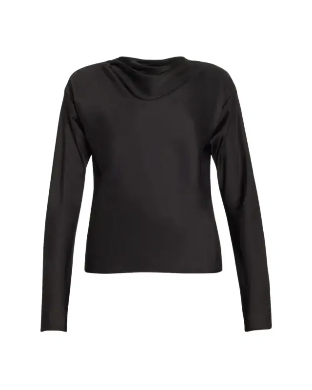 Georgia Cowl-Neck Cutout Top