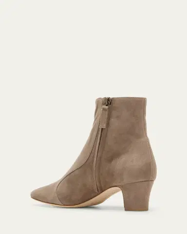 Manolo Blahnik Myconia Suede Ankle Booties | Thumbnail 2