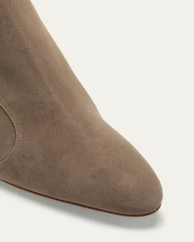 Manolo Blahnik Myconia Suede Ankle Booties | Thumbnail 3
