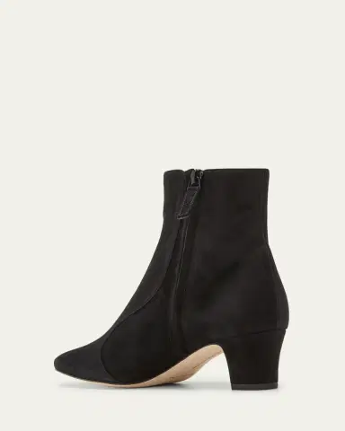 Manolo Blahnik Myconia Suede Ankle Booties | Thumbnail 5