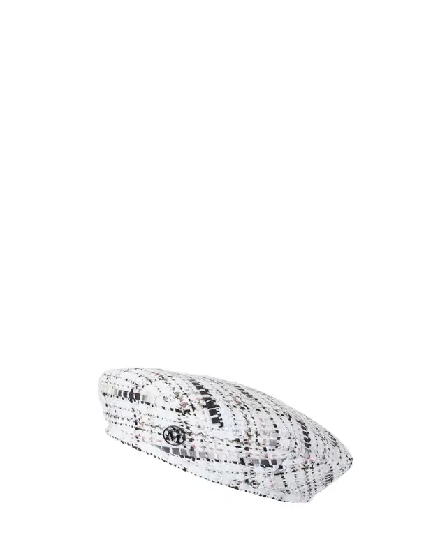Maison Michel New Billy Snowy Tweed Beret