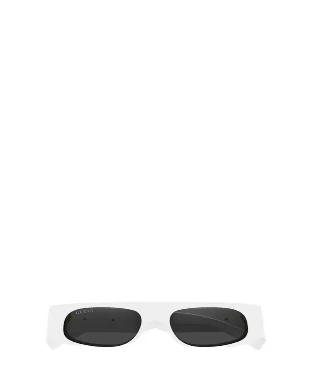 Gucci Logo Acetate Rectangle Sunglasses