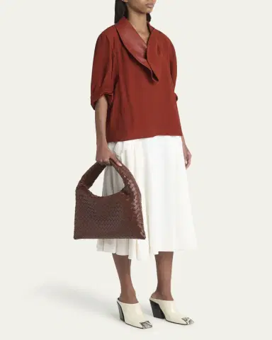 Bottega Veneta Small Hop Hobo Bag | Thumbnail 9