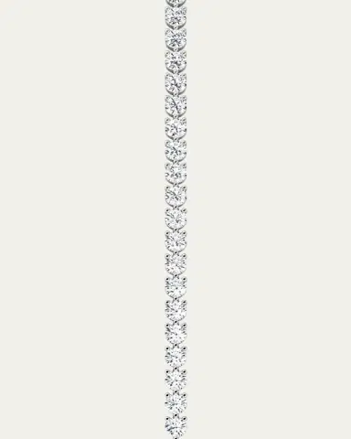 VRAI 14K White Gold Round Lab Grown Diamond Tennis Bracelet, 8.50tcw | Thumbnail 4