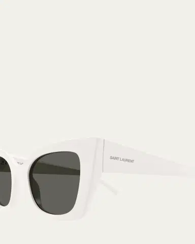 Saint Laurent Fashion Show Bio Nylon Cat-Eye Sunglasses | Thumbnail 3 Saint Laurent Fashion Show Bio Nylon Cat-Eye Sunglasses | Thumbnail 3