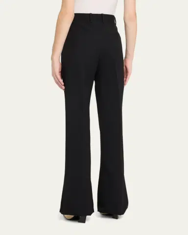 Bottega Veneta Wool Twill Flare Trousers | Thumbnail 3 Bottega Veneta Wool Twill Flare Trousers | Thumbnail 3