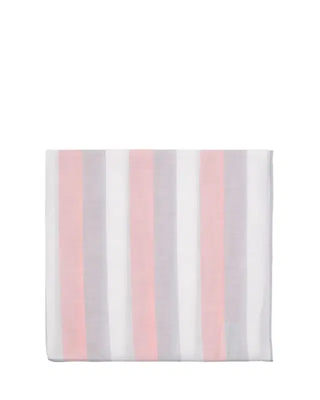 Simonnot Godard Men's Ravello Stripe Egyptian Cotton Handkerchief