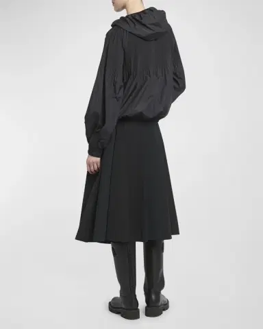 Moncler Auxonne Matte Hooded Windbreaker Jacket | Thumbnail 5 Moncler Auxonne Matte Hooded Windbreaker Jacket | Thumbnail 5