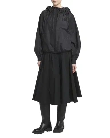 Moncler Auxonne Matte Hooded Windbreaker Jacket | Thumbnail 1 Moncler Auxonne Matte Hooded Windbreaker Jacket | Thumbnail 1