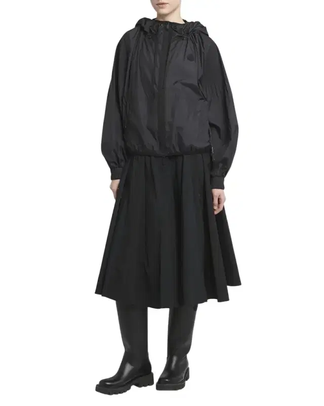 Auxonne Matte Hooded Windbreaker Jacket Auxonne Matte Hooded Windbreaker Jacket