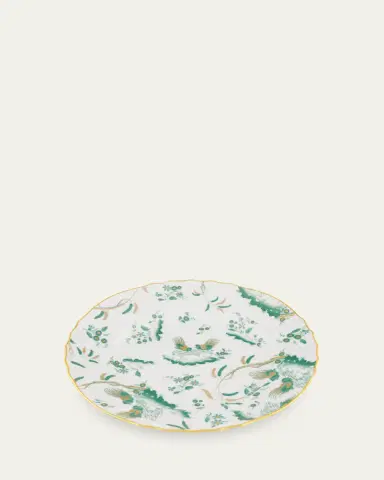 Ginori 1735 Oro di Doccia Flat Plate, Giada | Thumbnail 2