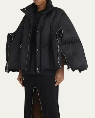 SETCHU Jacquard Stripe Down Hooded Jacket | Thumbnail 4 SETCHU Jacquard Stripe Down Hooded Jacket | Thumbnail 4