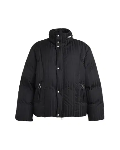 SETCHU Jacquard Stripe Down Hooded Jacket | Thumbnail 1 SETCHU Jacquard Stripe Down Hooded Jacket | Thumbnail 1