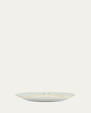 Ginori 1735 Diva Colonna Flat Plate, Celeste | Thumbnail 3
