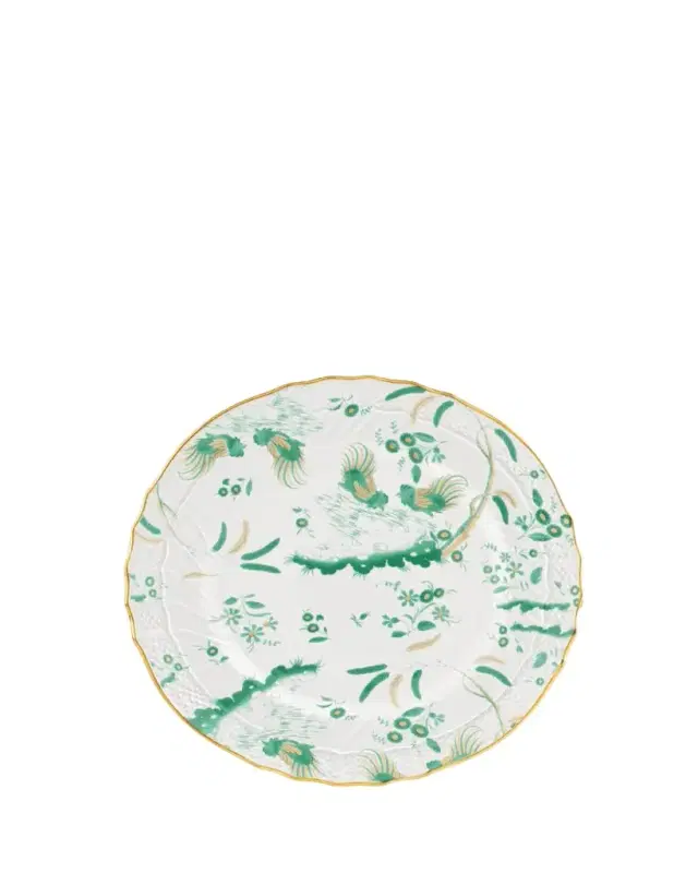 Ginori 1735 Oro di Doccia Dessert Plate, Giada