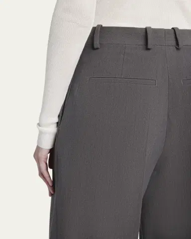 Bottega Veneta Tapered Wool Stretch Tricotine Trousers | Thumbnail 5 Bottega Veneta Tapered Wool Stretch Tricotine Trousers | Thumbnail 5