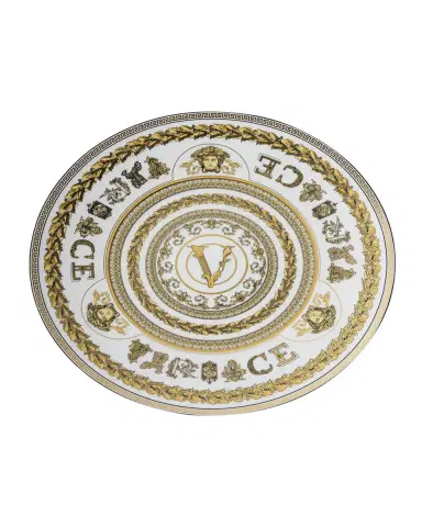 Versace Virtus Gala White Service Plate | Thumbnail 2