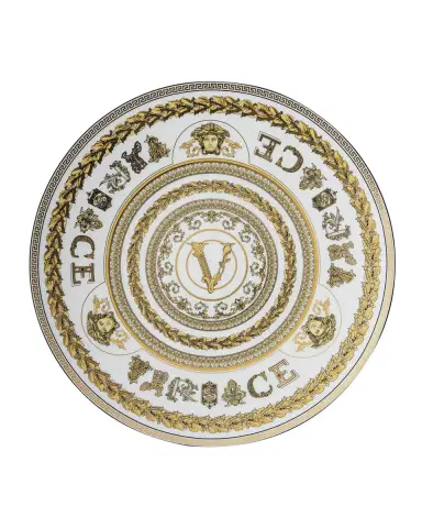 Versace Virtus Gala White Service Plate | Thumbnail 1
