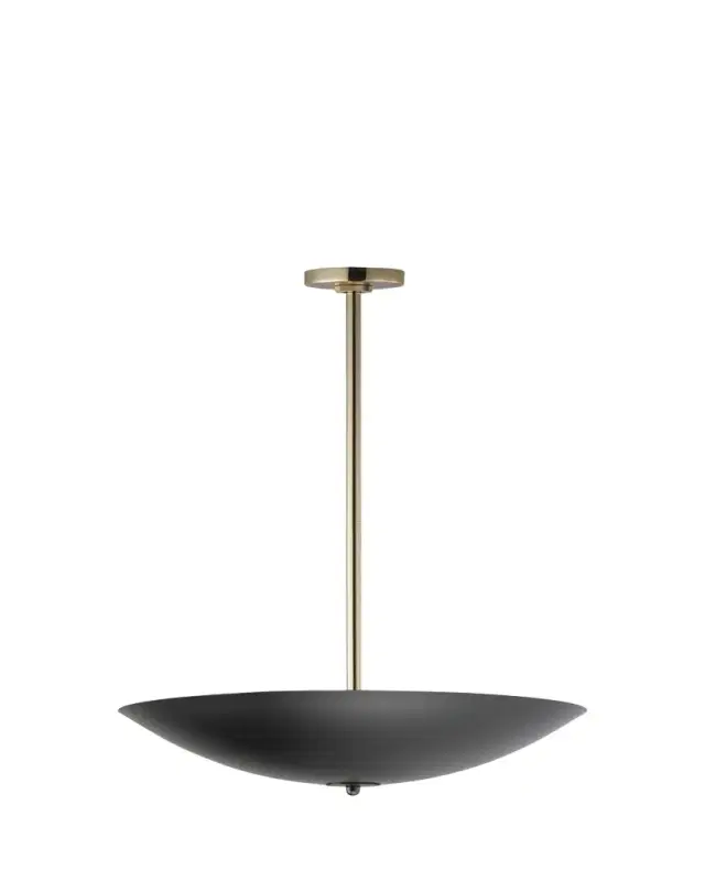 Vesta 24" Black LED Pendant