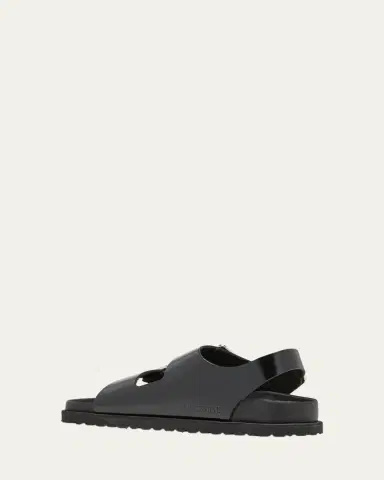 Birkenstock Milano Leather Dual-Buckle Slingback Sandals | Thumbnail 4