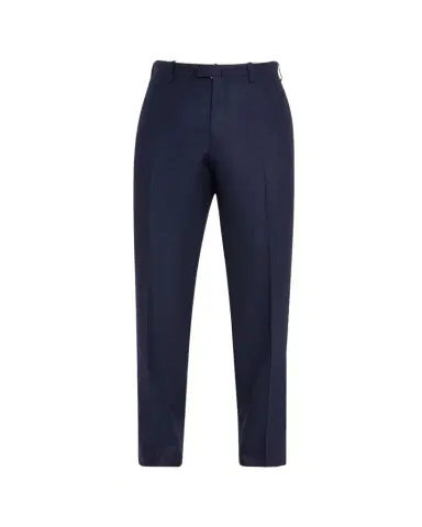 Cesare Attolini Men's Flat-Front Flannel Trousers | Thumbnail 1