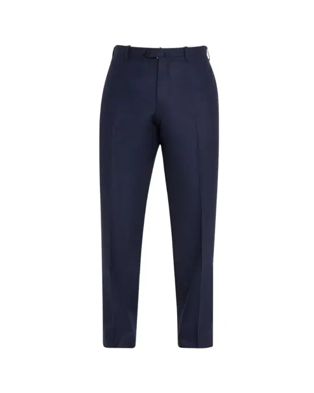 Men's Flat-Front Flannel Trousers