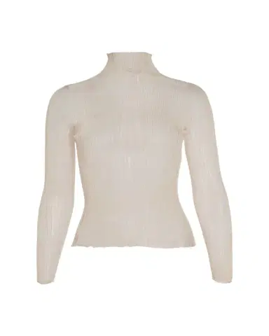 Aisling Camps Modern Mist Translucent Ribbed Turtleneck | Thumbnail 1