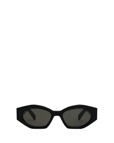 Celine Men's Triomphe Acetate and Nylon Oval Sunglasses | Thumbnail 1 Celine Men's Triomphe Acetate and Nylon Oval Sunglasses | Thumbnail 1