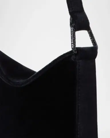 Akris Anna Mini Velvet Hobo Bag | Thumbnail 3