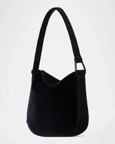 Akris Anna Mini Velvet Hobo Bag | Thumbnail 5