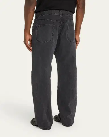 Saint Laurent Men's Loose-Fit Faded Denim Jeans | Thumbnail 7 Saint Laurent Men's Loose-Fit Faded Denim Jeans | Thumbnail 7