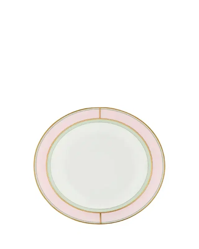 Ginori 1735 Diva Colonna Soup Plate, Rosa