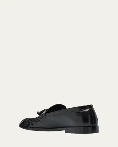 THE ROW Men's Box Leather Tassel Loafers | Thumbnail 4