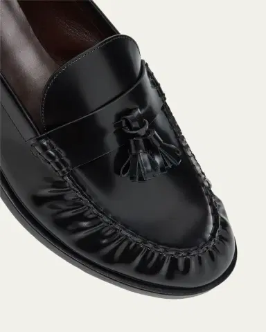 THE ROW Men's Box Leather Tassel Loafers | Thumbnail 5