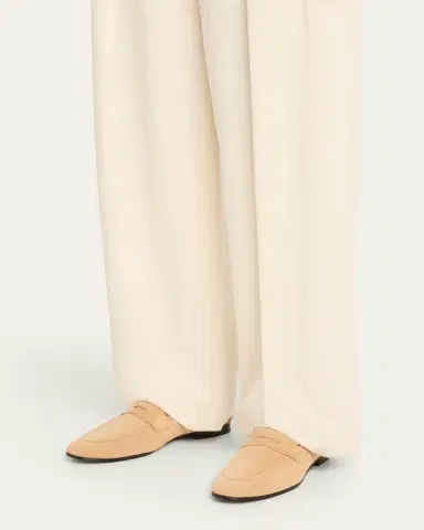 Bougeotte Flaneur Suede Penny Loafers | Thumbnail 6 Bougeotte Flaneur Suede Penny Loafers | Thumbnail 6
