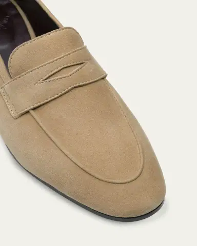 Bougeotte Flaneur Suede Penny Loafers | Thumbnail 8 Bougeotte Flaneur Suede Penny Loafers | Thumbnail 8
