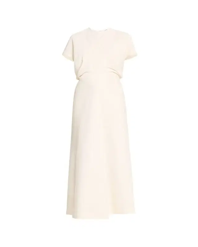 Crinkle Slouch Waist Dress